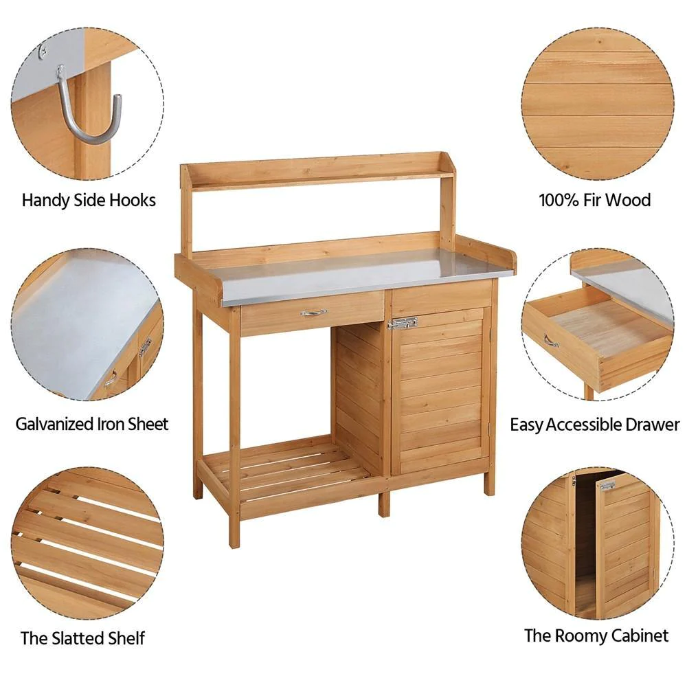 Outdoor Home Use Solid Wood Po - Outdoor Furniture Wood recension och pris