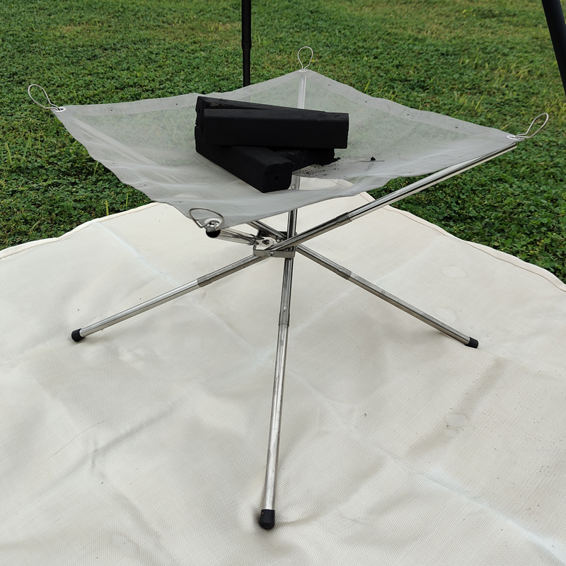 1pc Foldable Portable Steel Me - Outdoor Furniture Metal recension och pris