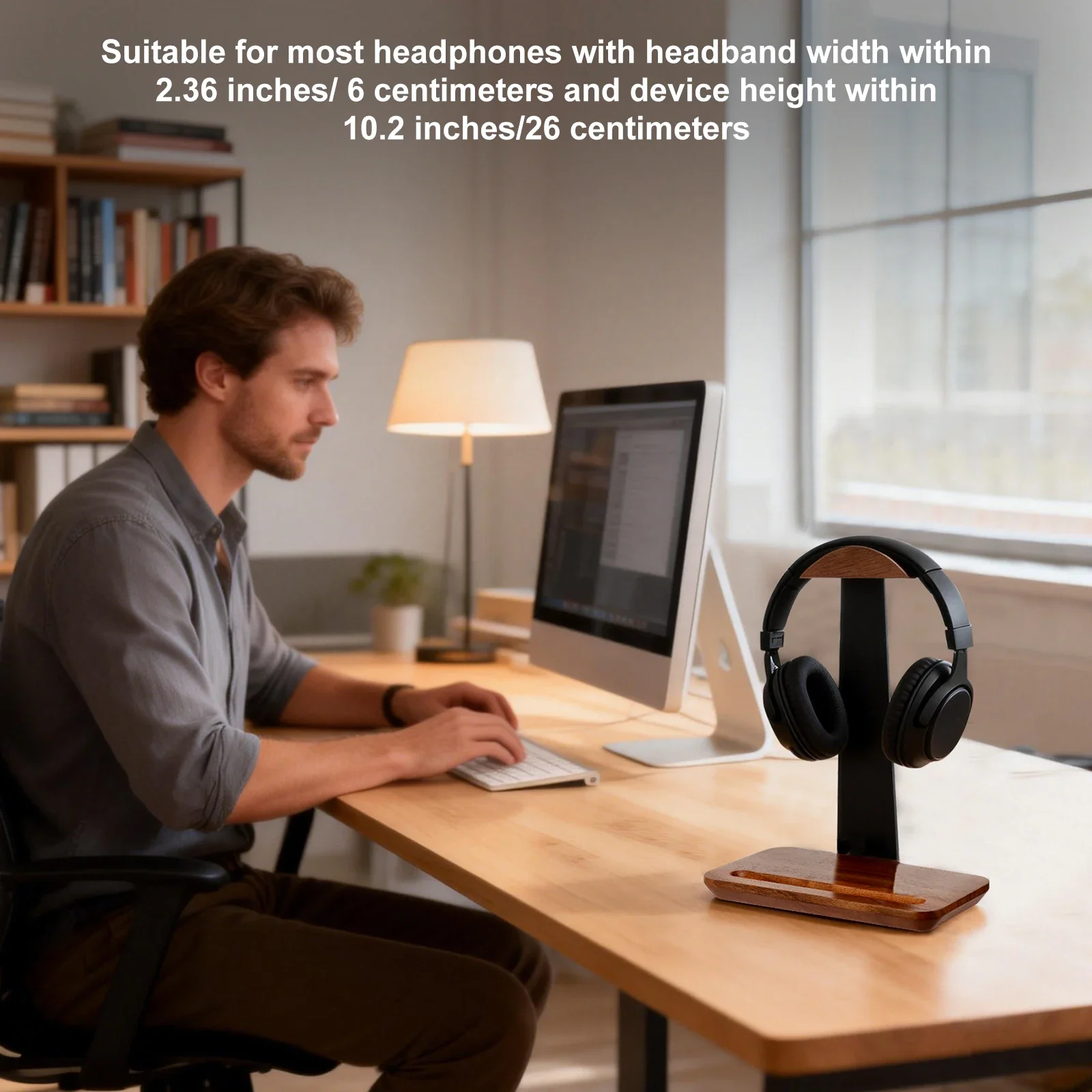 Universal Wood Headphone Stand - Outdoor Furniture Wood recension och pris