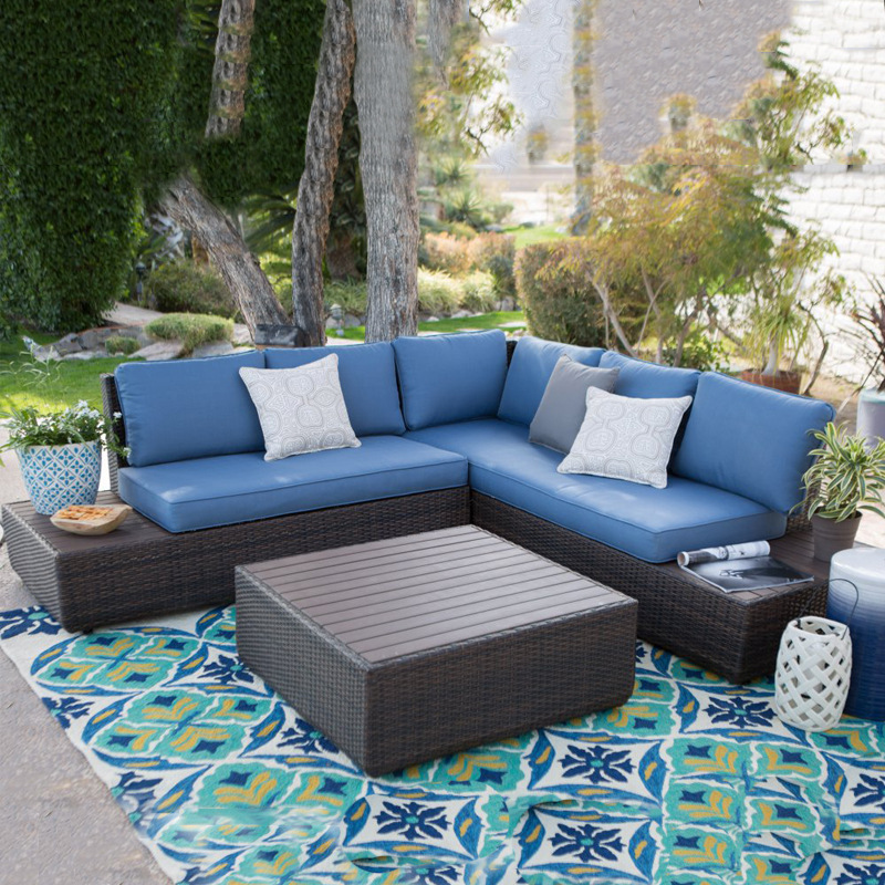 Outdoor Sofa Courtyard Rattan  - Outdoor Furniture Metal Chairs recension och pris