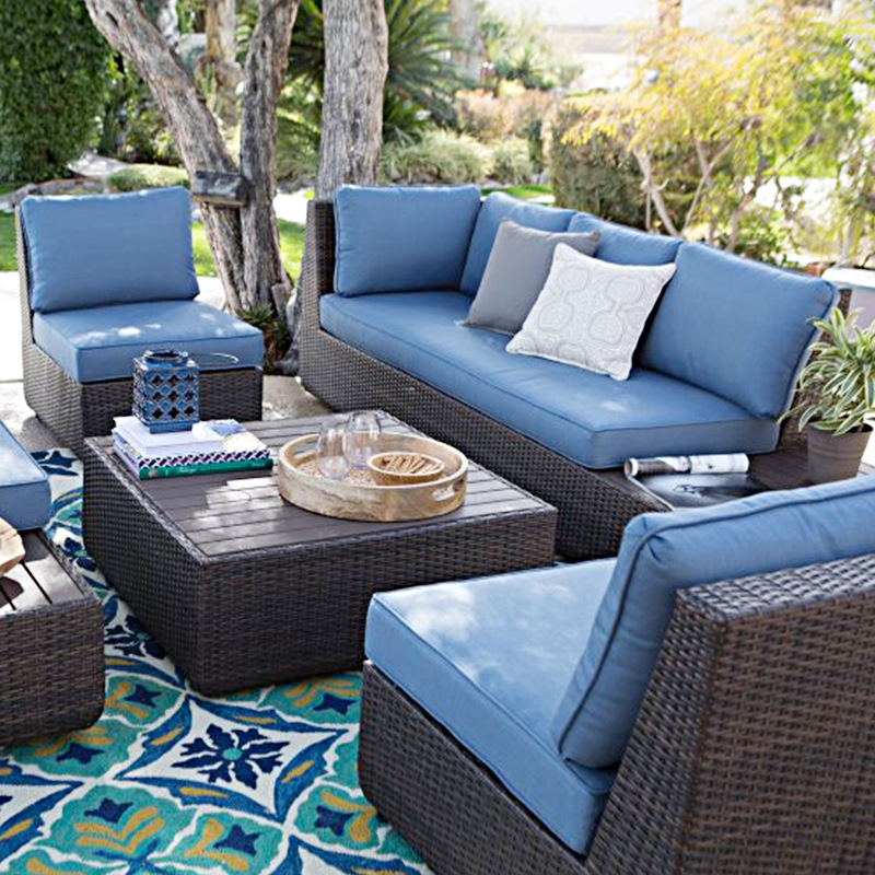 Outdoor Sofa Courtyard Rattan  - Outdoor Furniture Metal Chairs recension och pris