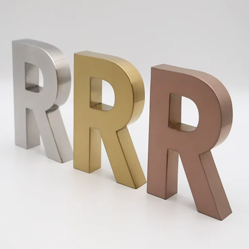 Custom 3D Metal Letter Sign Fo - Outdoor Furniture Metal recension och pris