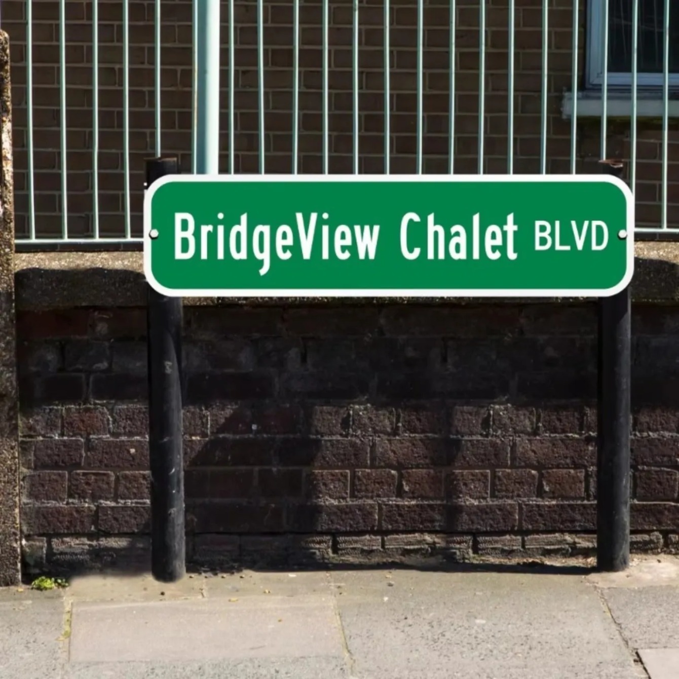 Personalized Green Street Sign - Outdoor Furniture Metal recension och pris